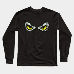 eagle eyes - beautiful raptor bird eye Long Sleeve T-Shirt